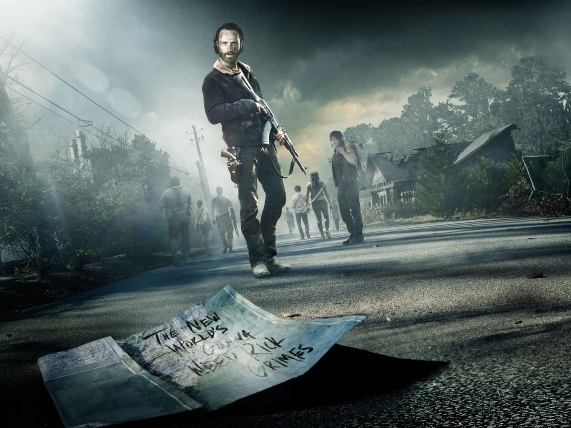 The Walking Dead Rick Grimes for 1152 x 864 resolution