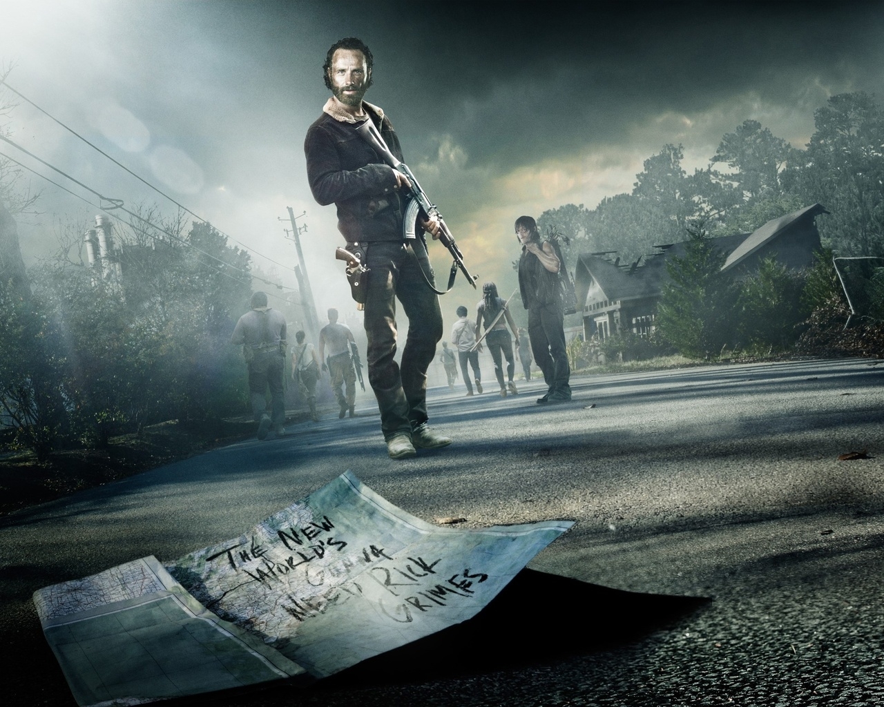 The Walking Dead Rick Grimes for 1280 x 1024 resolution