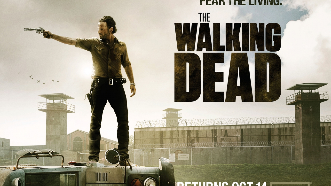 The Walking Dead Season 4 for 1366 x 768 HDTV resolution