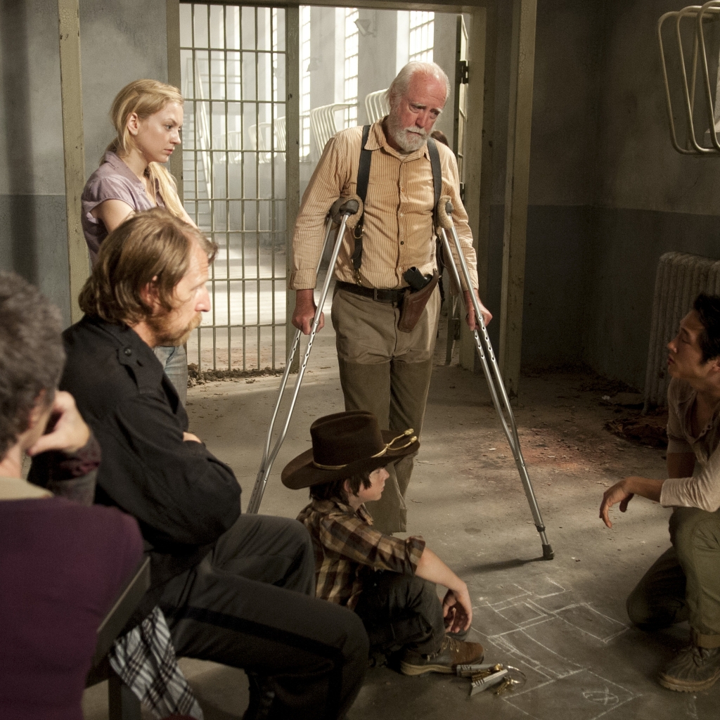 The Walking Dead TV Show Characters for 1024 x 1024 iPad resolution