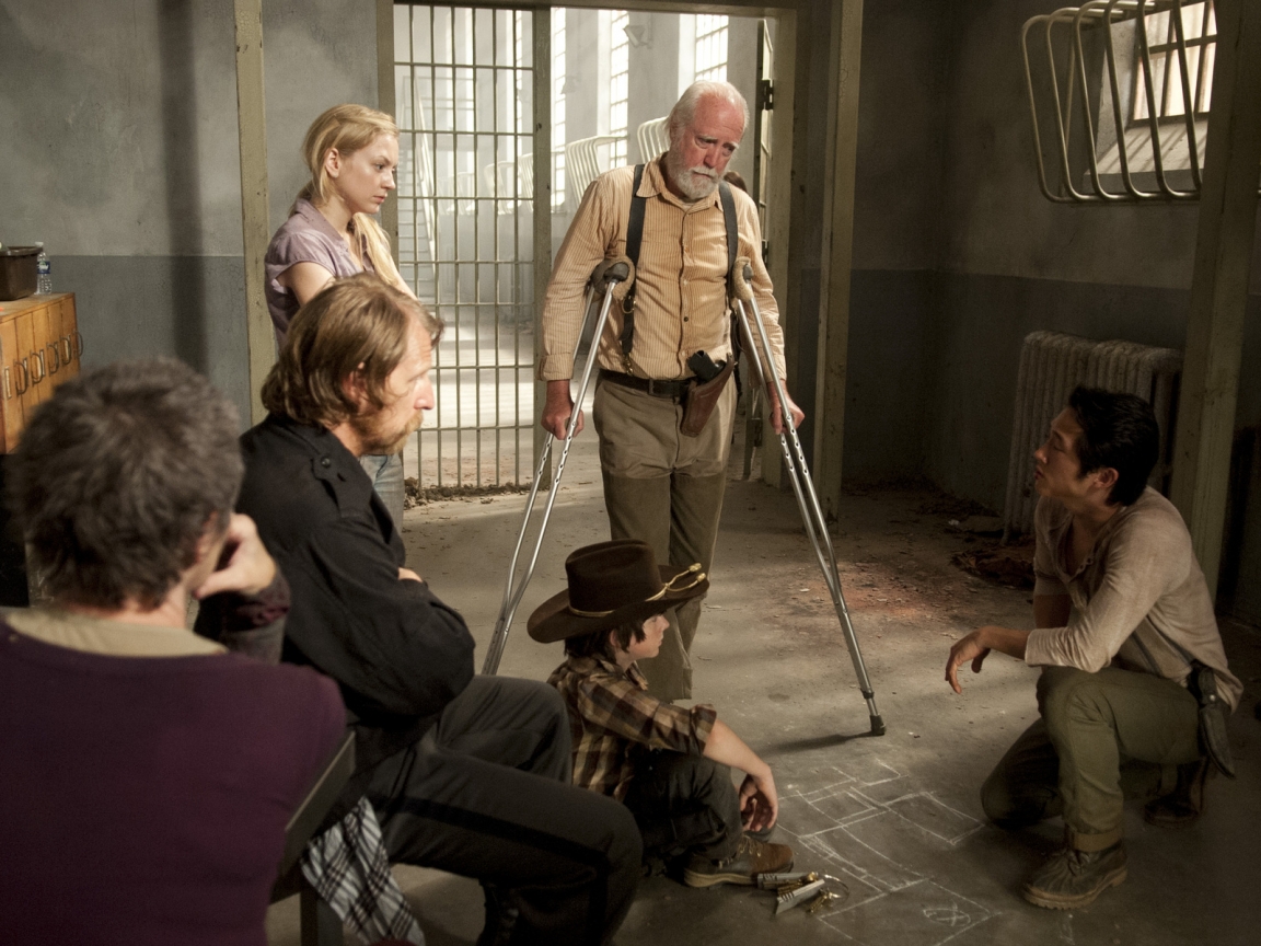 The Walking Dead TV Show Characters for 1152 x 864 resolution