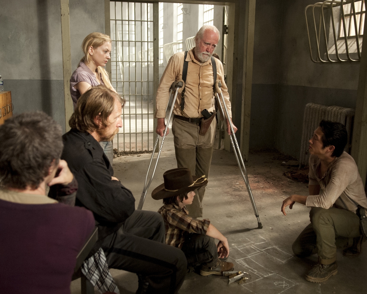The Walking Dead TV Show Characters for 1280 x 1024 resolution