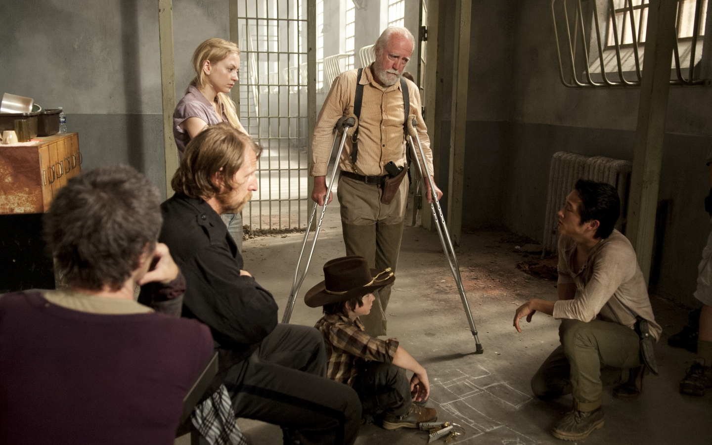 The Walking Dead TV Show Characters for 1440 x 900 widescreen resolution