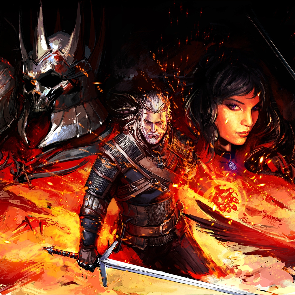The Witcher 3 Wild Hunt Artwork for 1024 x 1024 iPad resolution