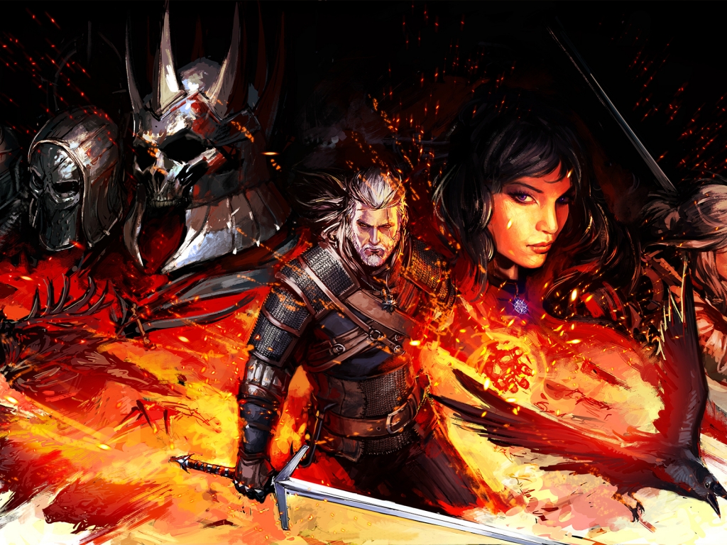 The Witcher 3 Wild Hunt Artwork for 1024 x 768 resolution