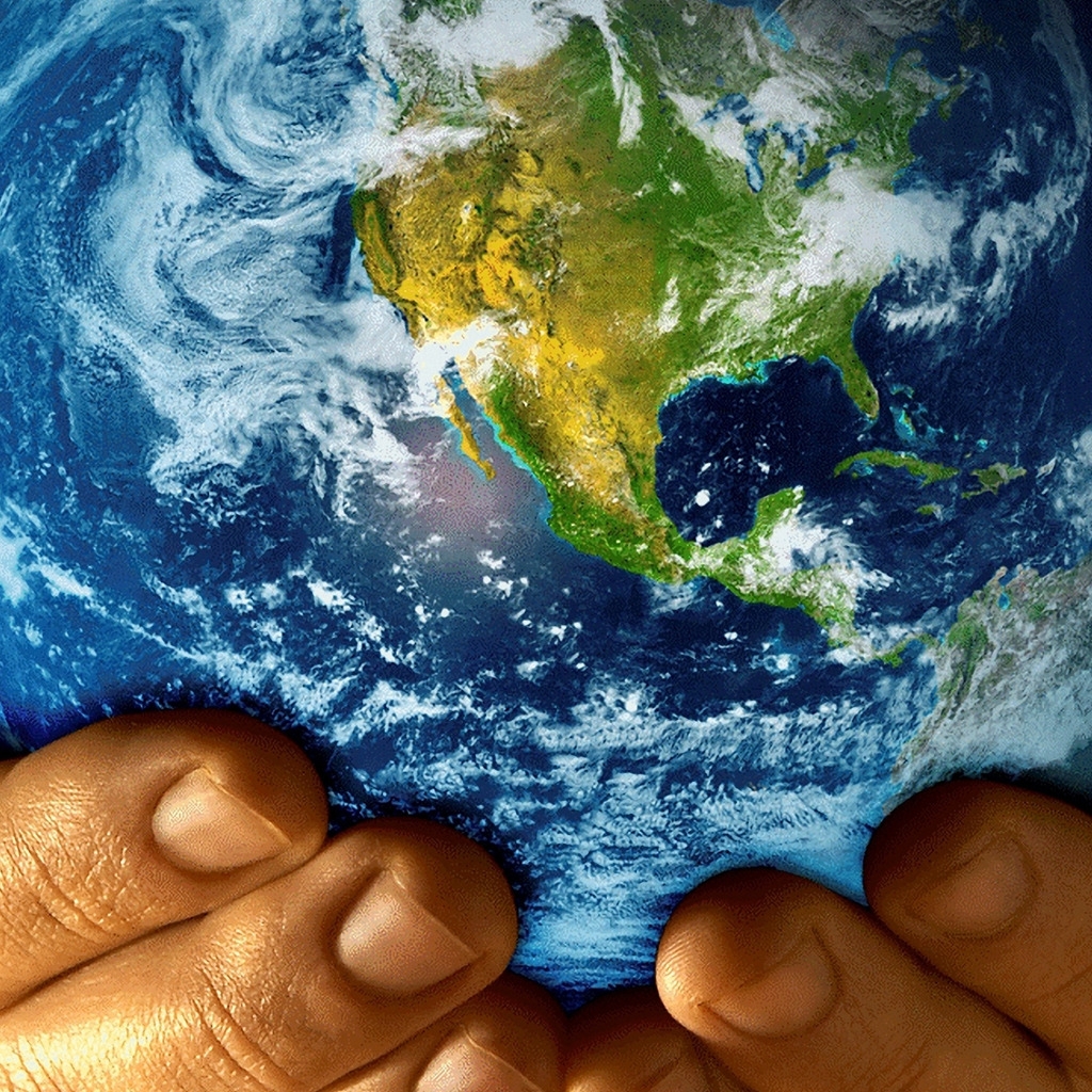 The World In Your Hands for 1024 x 1024 iPad resolution