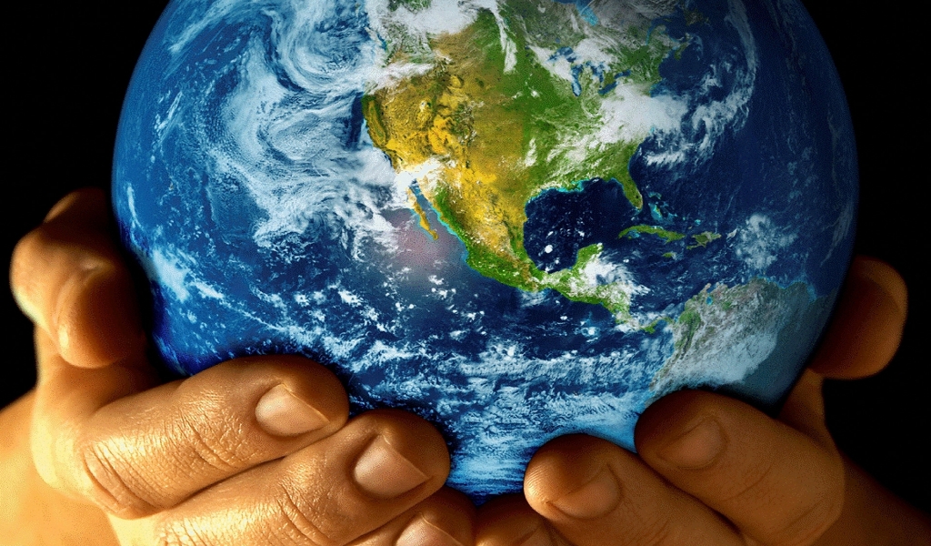 The World In Your Hands for 1024 x 600 widescreen resolution