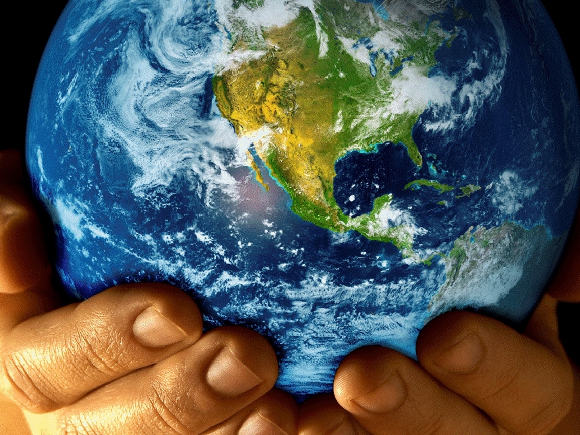 The World In Your Hands for 1152 x 864 resolution