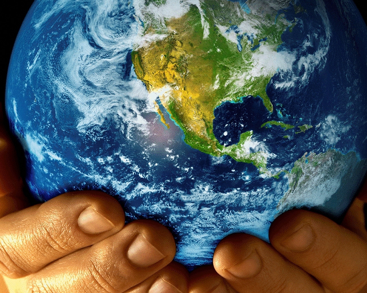 The World In Your Hands for 1280 x 1024 resolution