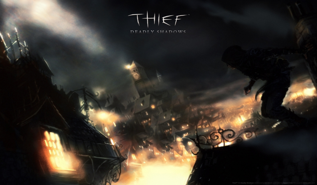 Thief 3 City for 1024 x 600 widescreen resolution