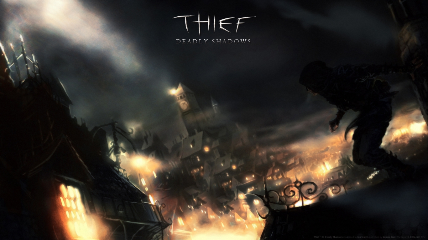 Thief 3 City for 1366 x 768 HDTV resolution