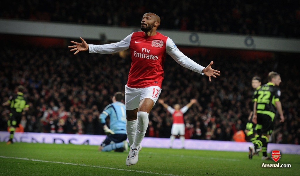 Thierry Henry for 1024 x 600 widescreen resolution