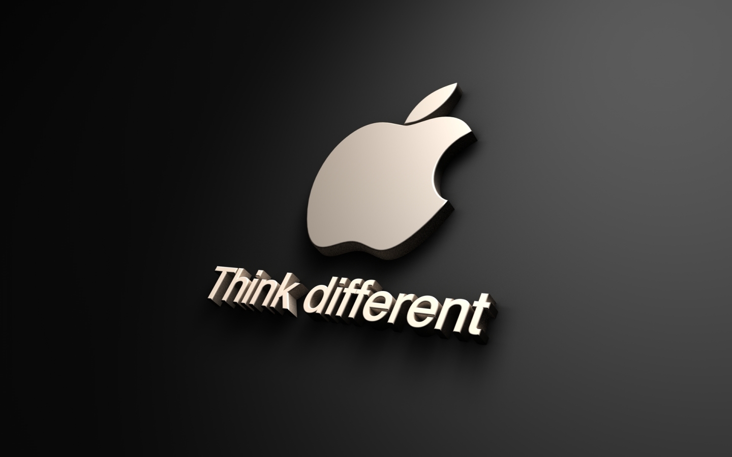 Think Different Apple for 1440 x 900 widescreen resolution