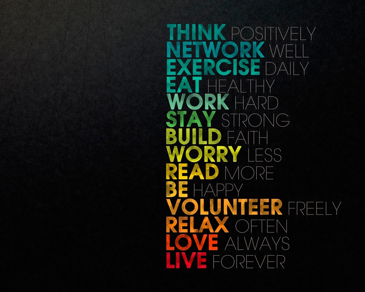 Think Positively for 1280 x 1024 resolution
