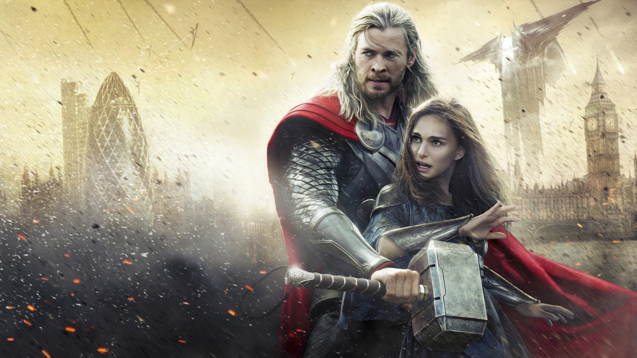 Thor Movie: Thor and Jane Foster for 1280 x 720 HDTV 720p resolution