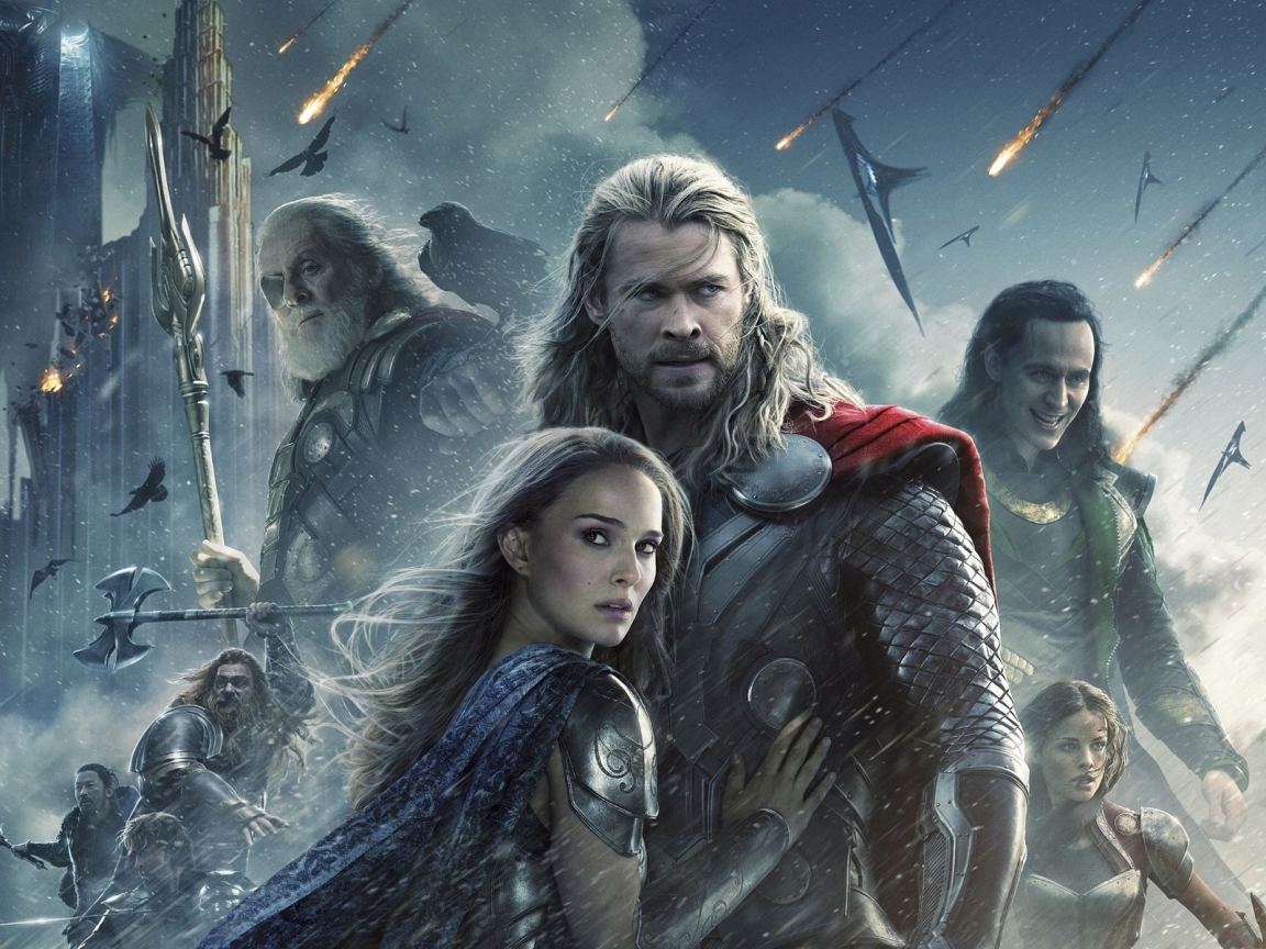 Thor The Dark World Movie Poster for 1152 x 864 resolution