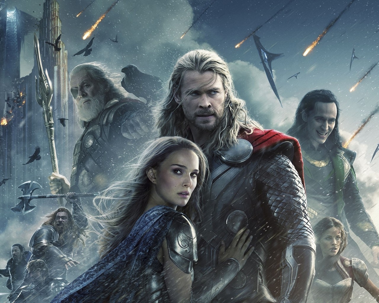 Thor The Dark World Movie Poster for 1280 x 1024 resolution