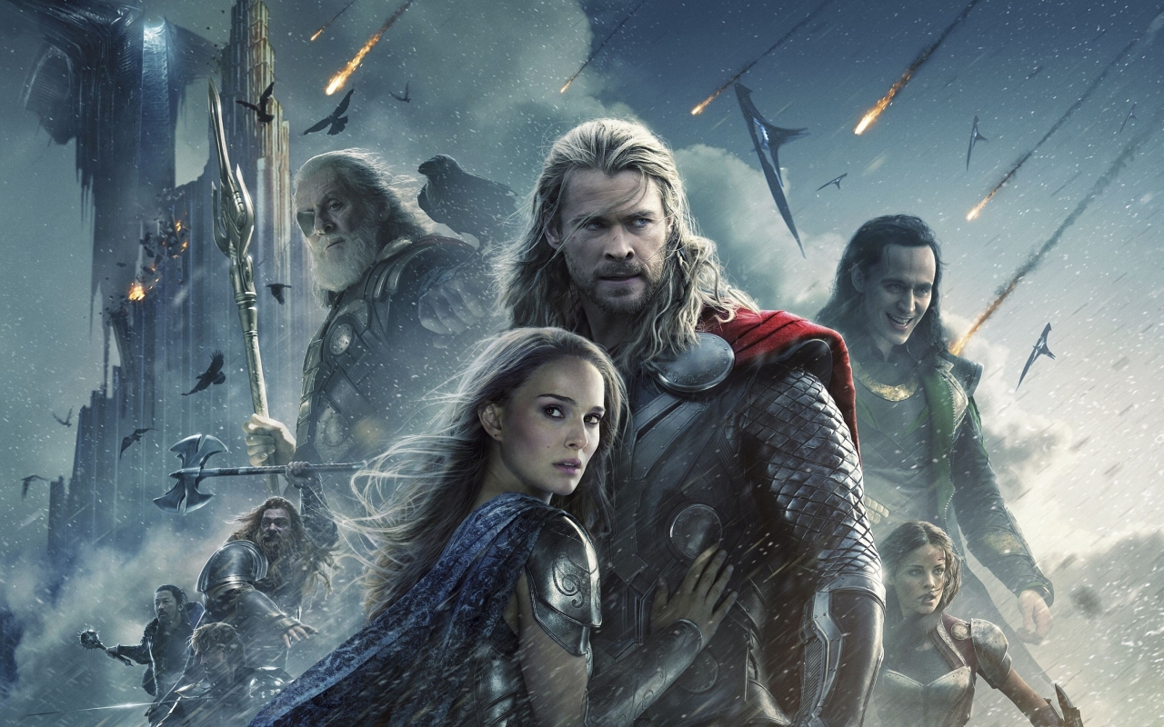 Thor The Dark World Movie Poster for 1280 x 800 widescreen resolution