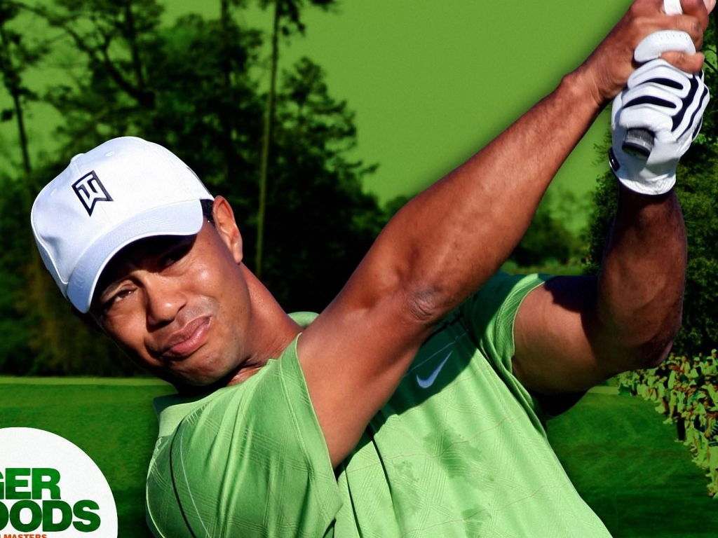 Tiger Woods for 1024 x 768 resolution