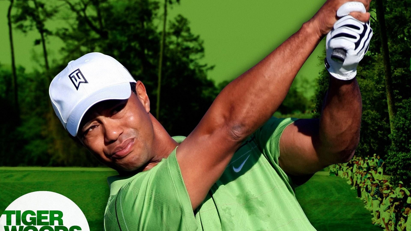 Tiger Woods for 1600 x 900 HDTV resolution