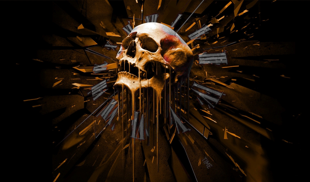 Time Skull for 1024 x 600 widescreen resolution