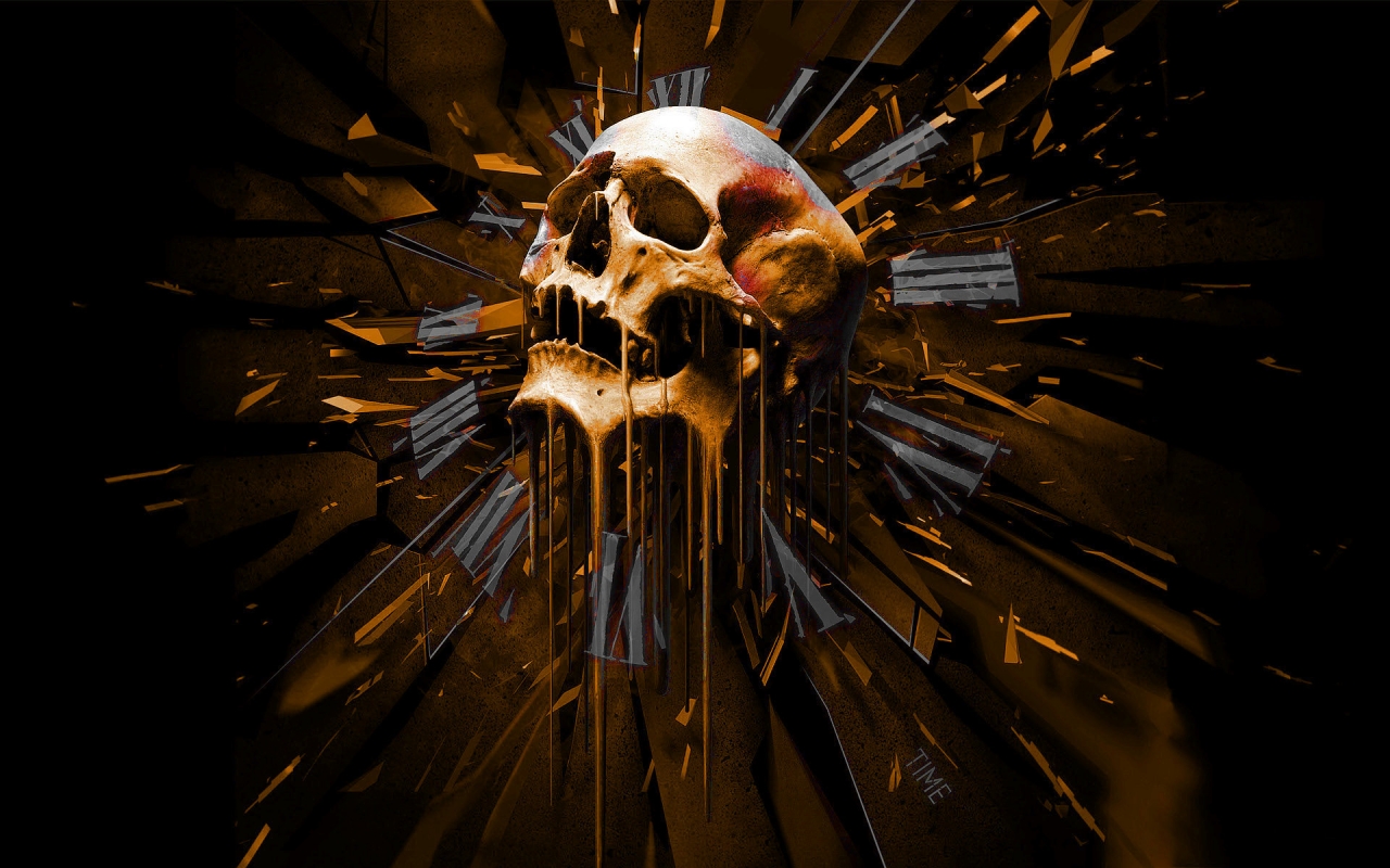 Time Skull for 1280 x 800 widescreen resolution