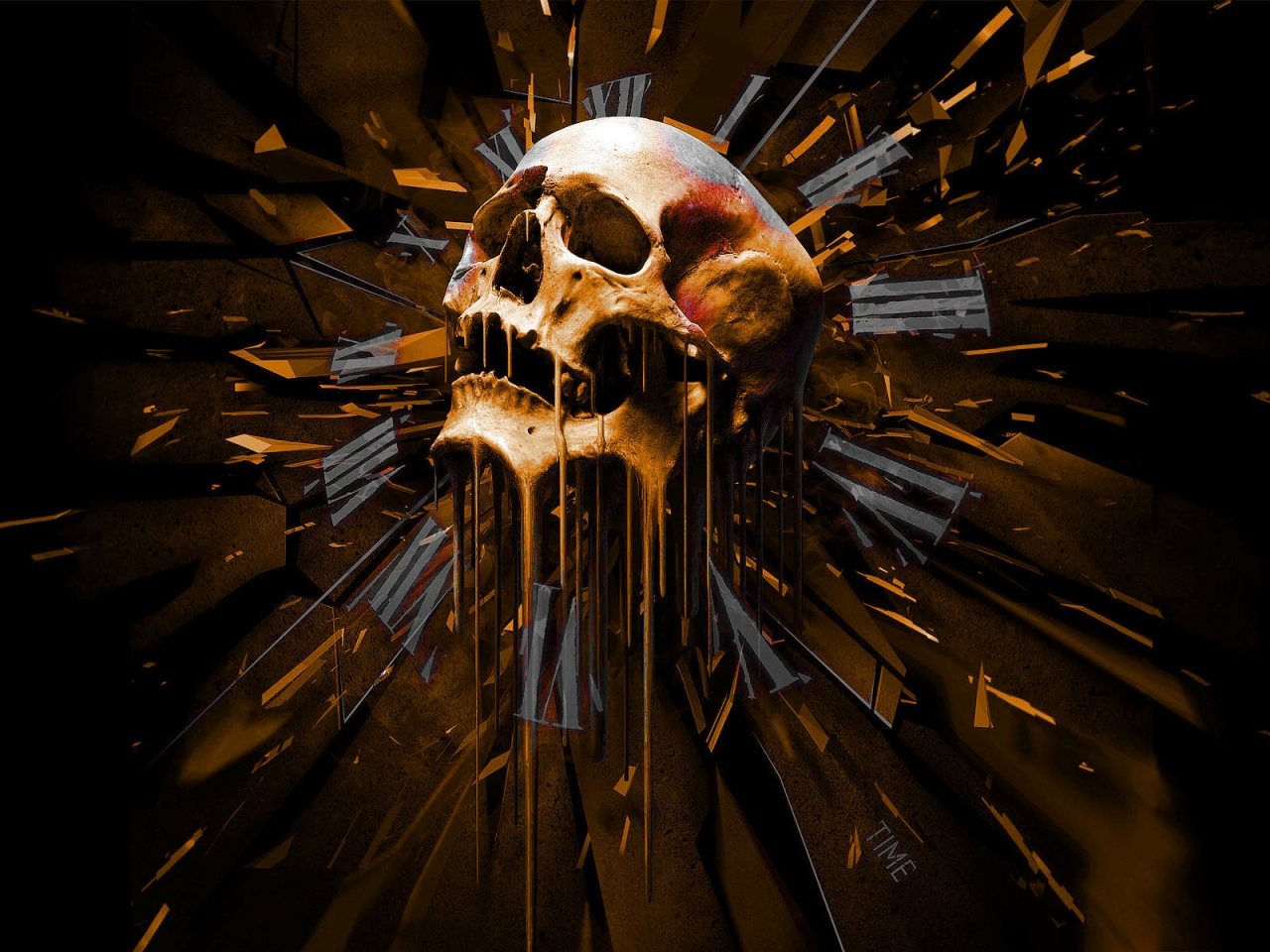 Time Skull for 1280 x 960 resolution