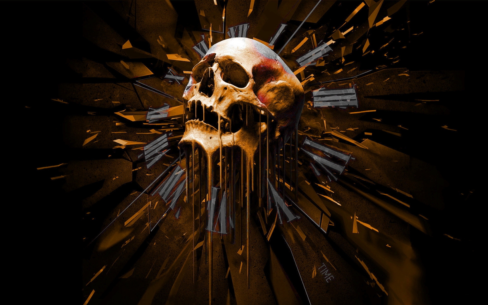 Time Skull for 1680 x 1050 widescreen resolution