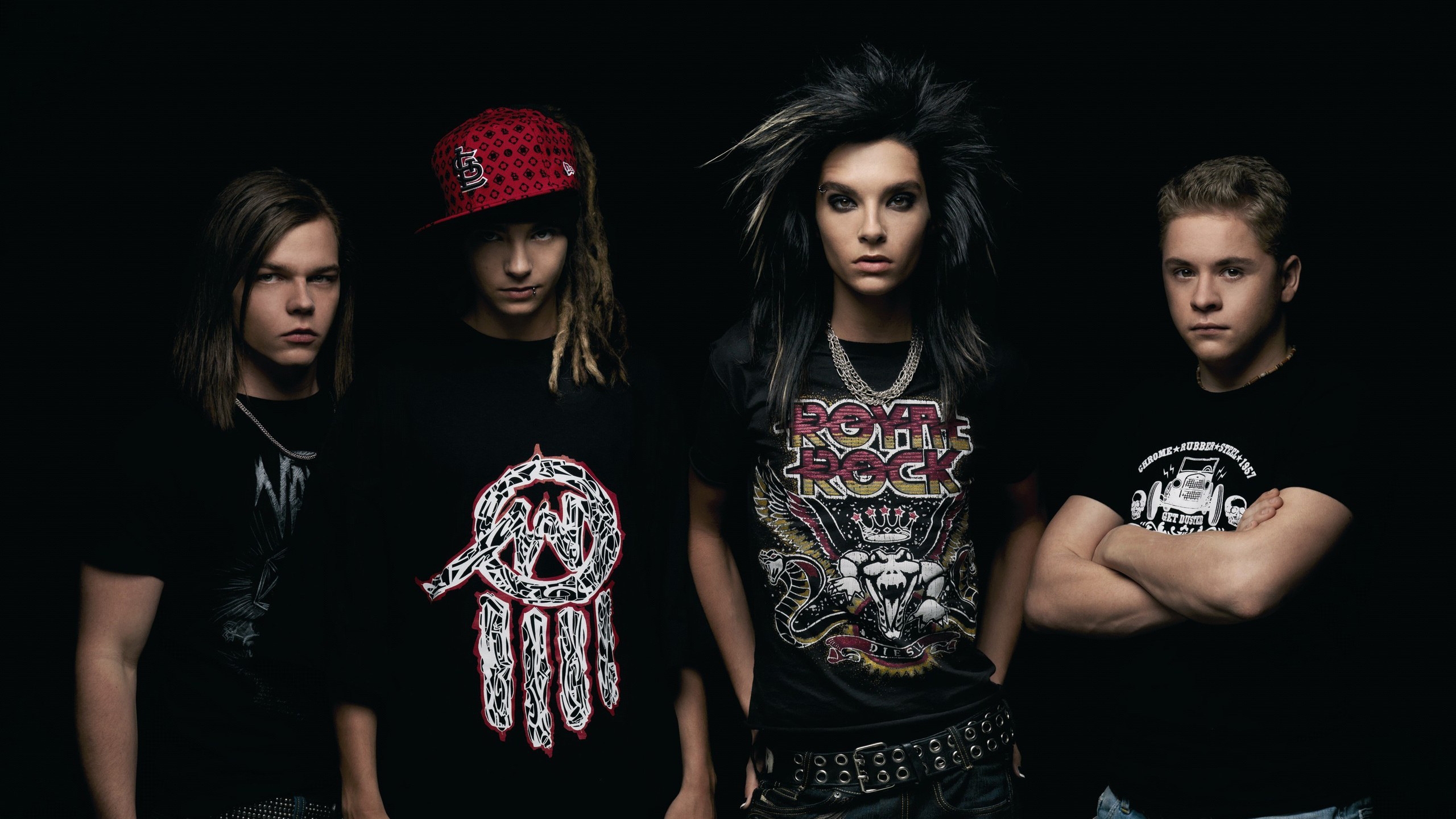 Tokio Hotel Band for 2560x1440 HDTV resolution