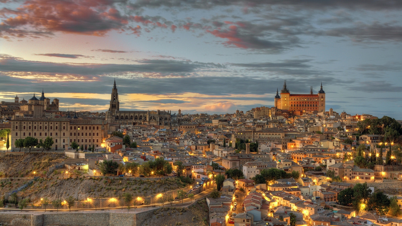 Toledo Spain Landscape for 1280 x 720 HDTV 720p resolution