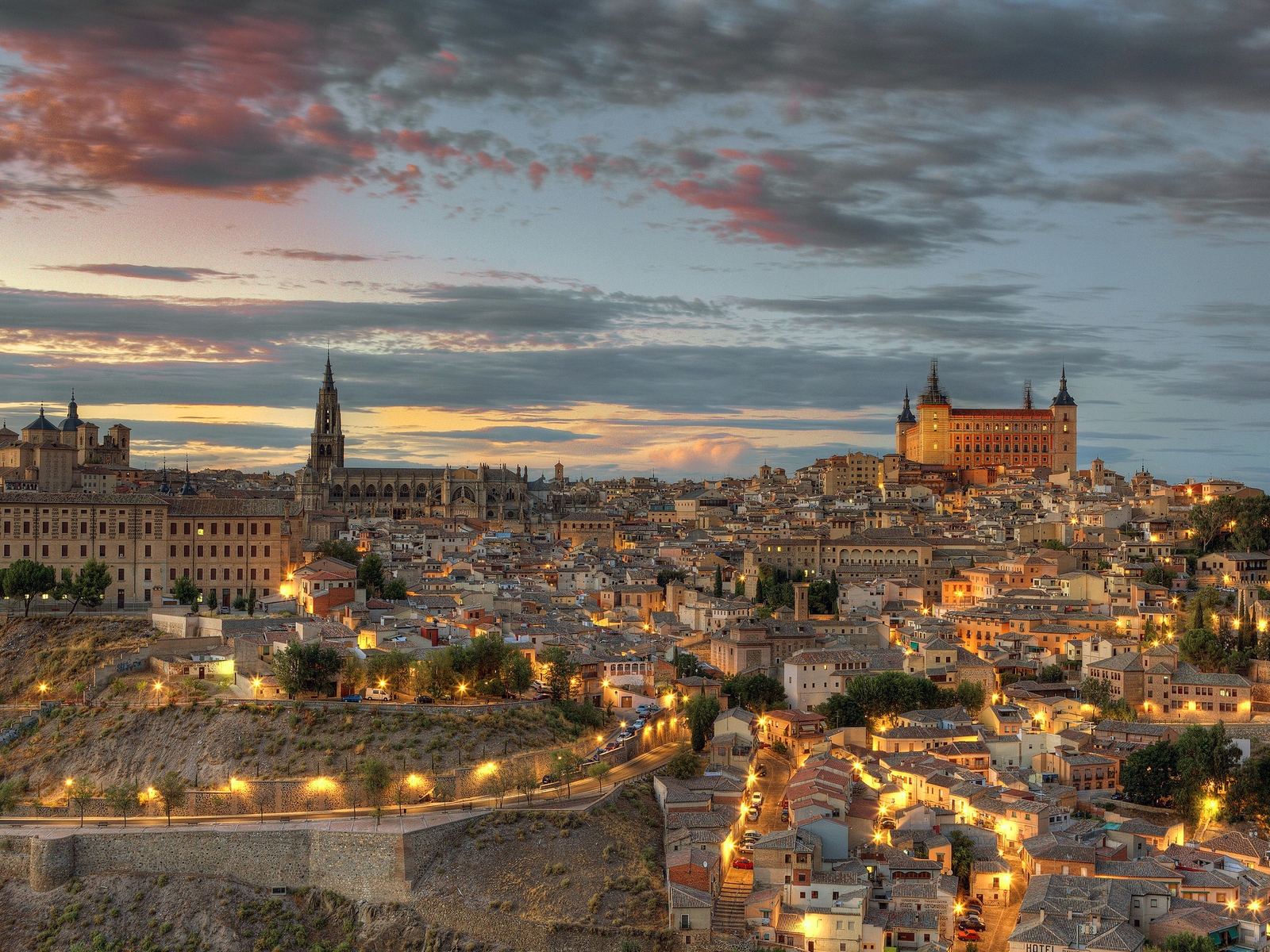Toledo Spain Landscape for 1600 x 1200 resolution