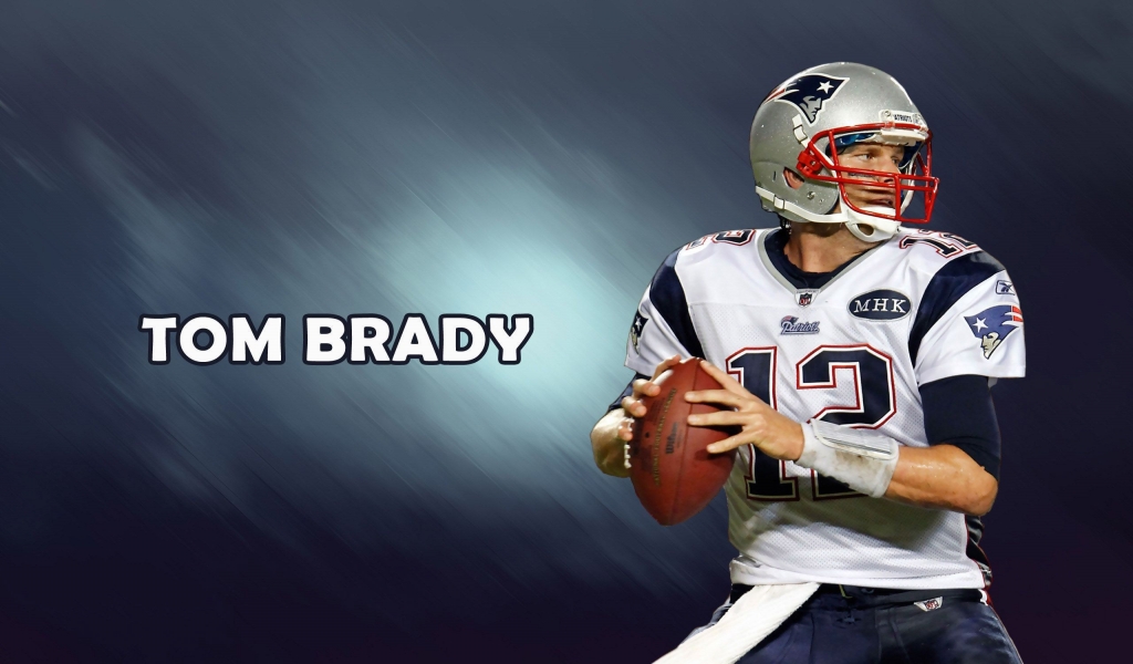 Tom Brady New England Patriots for 1024 x 600 widescreen resolution