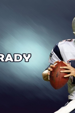 Tom Brady New England Patriots for 320 x 480 iPhone resolution