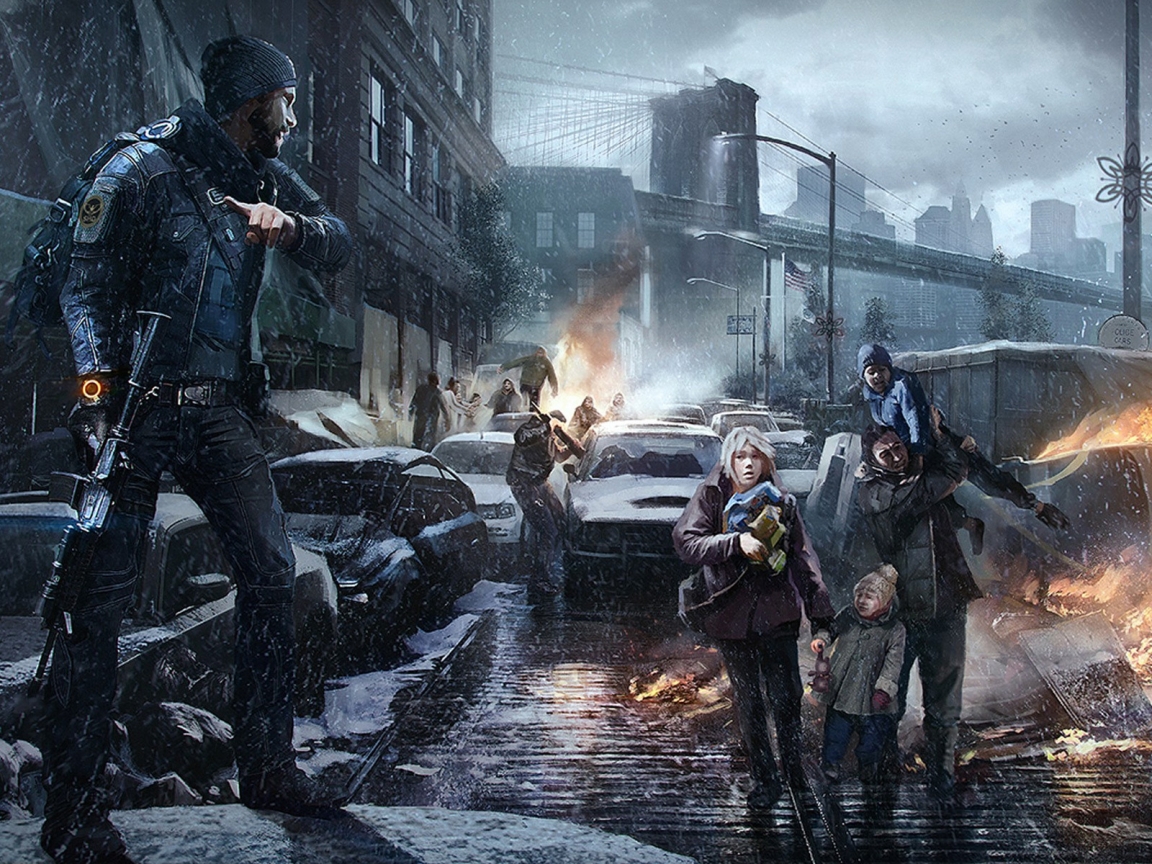 Tom Clancy The Division Fan Art for 1152 x 864 resolution