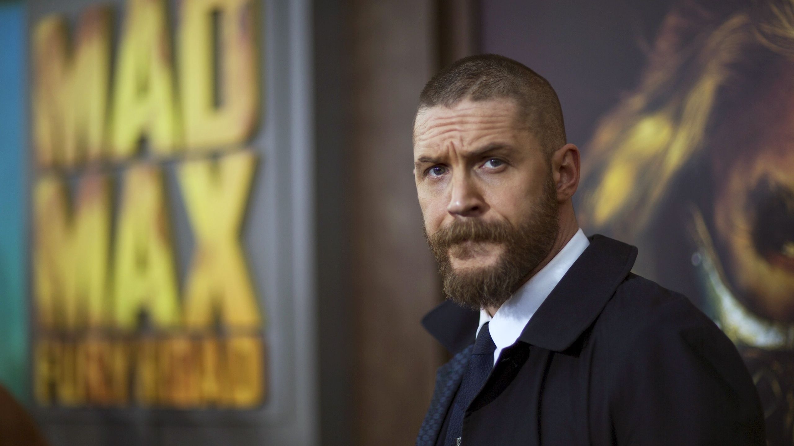 Tom Hardy 2016 New Look for 2560x1440 HDTV resolution