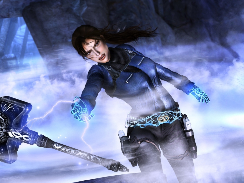 Tomb Raider Lara Croft for 1024 x 768 resolution
