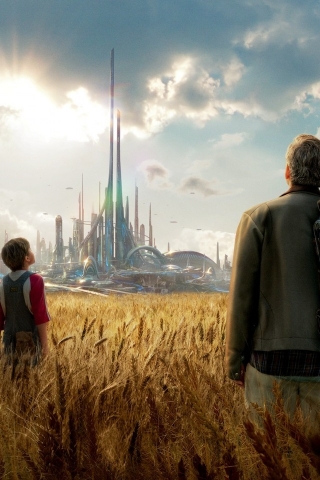 Tomorrowland 2015 Movie  for 320 x 480 iPhone resolution