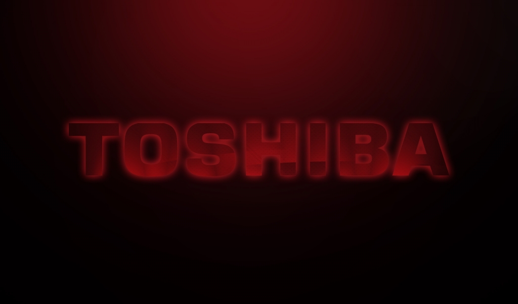 Toshiba red style for 1024 x 600 widescreen resolution