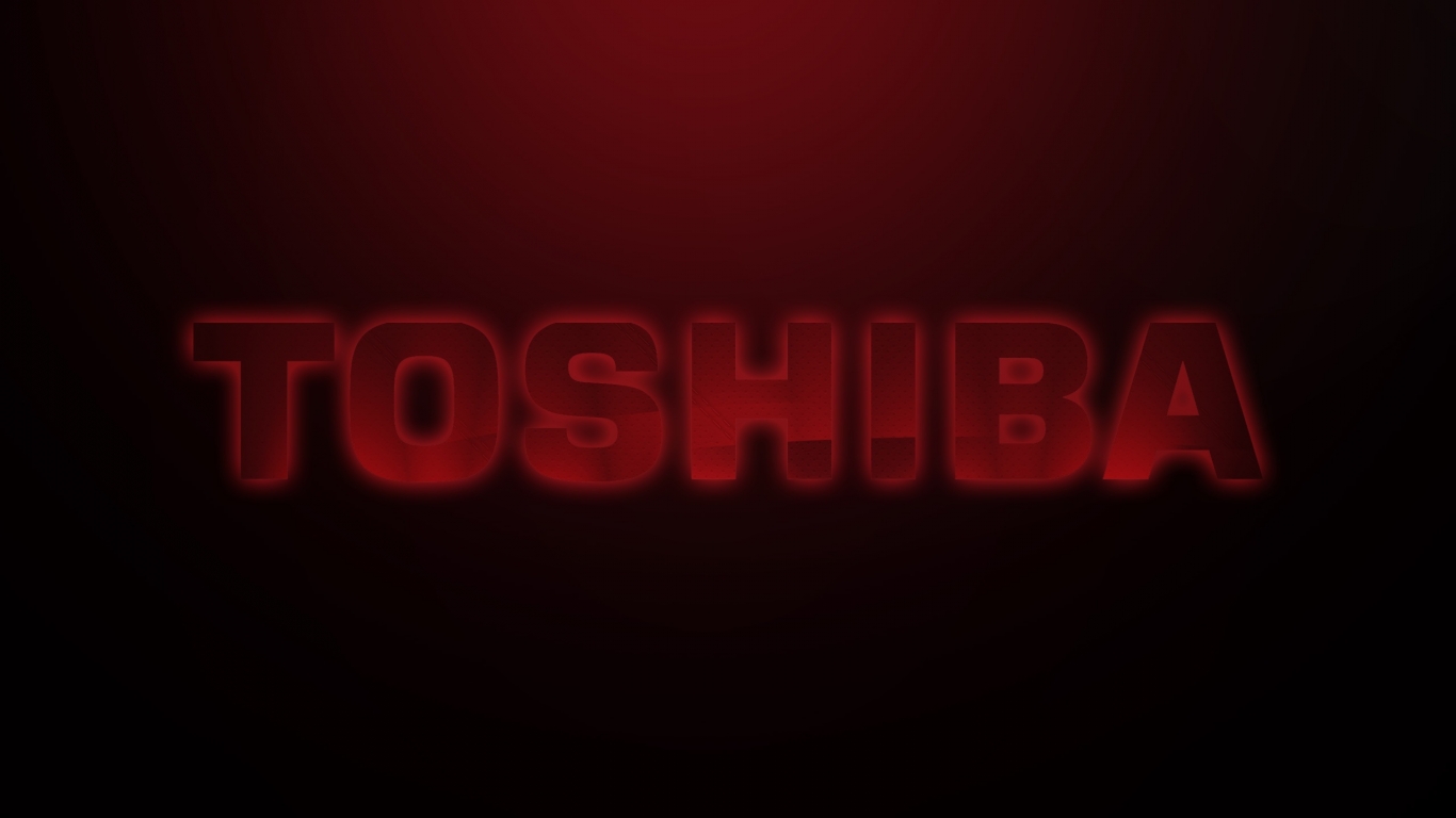 Toshiba red style for 1366 x 768 HDTV resolution