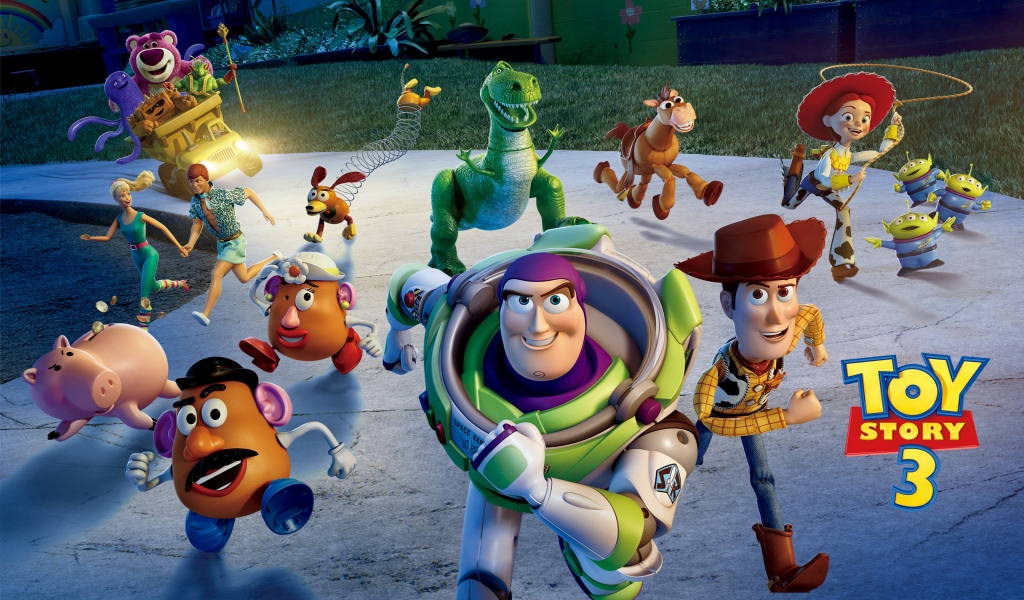 Toy Story 3 for 1024 x 600 widescreen resolution