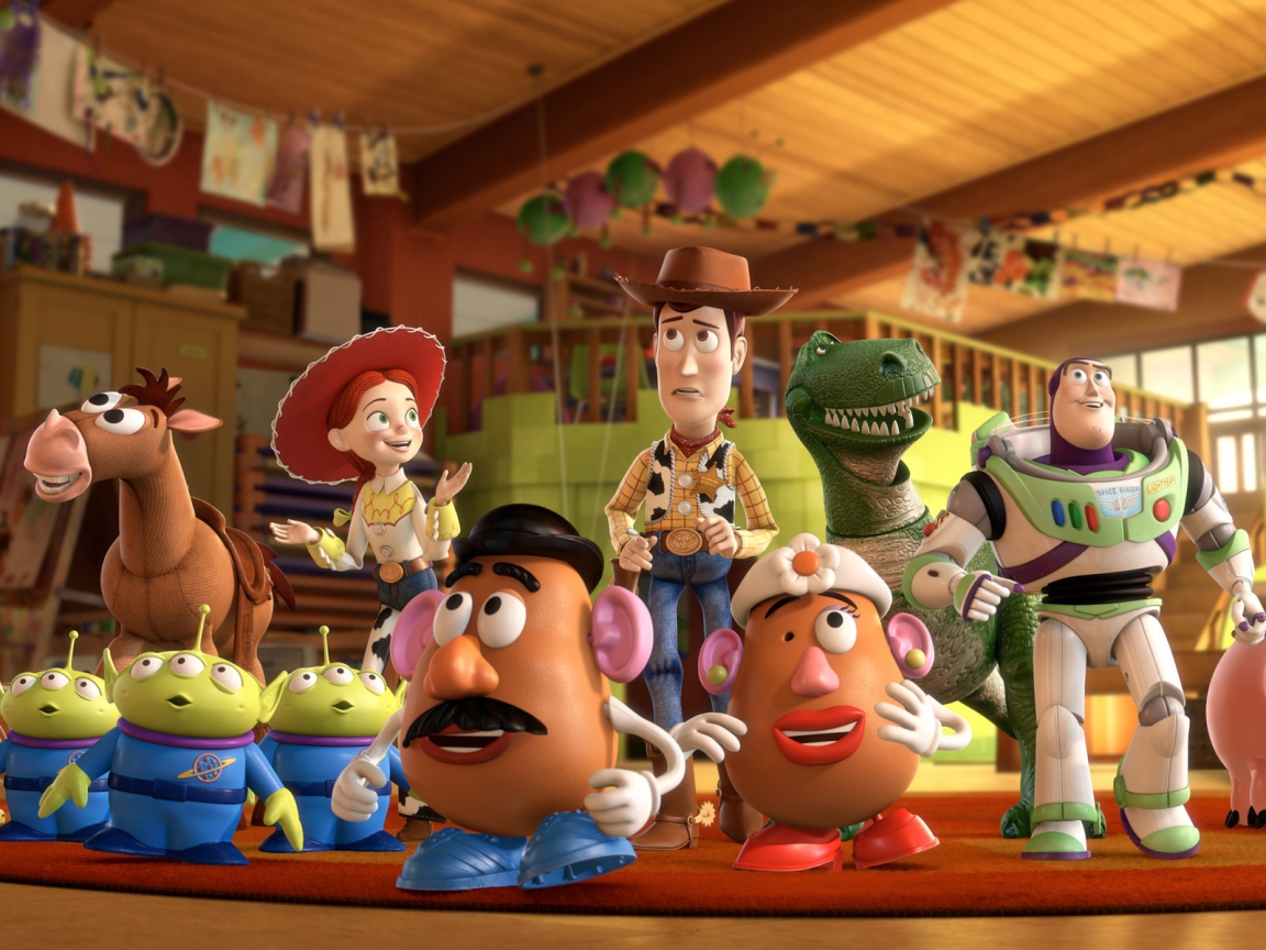 Toy Story 3 Cast for 1152 x 864 resolution