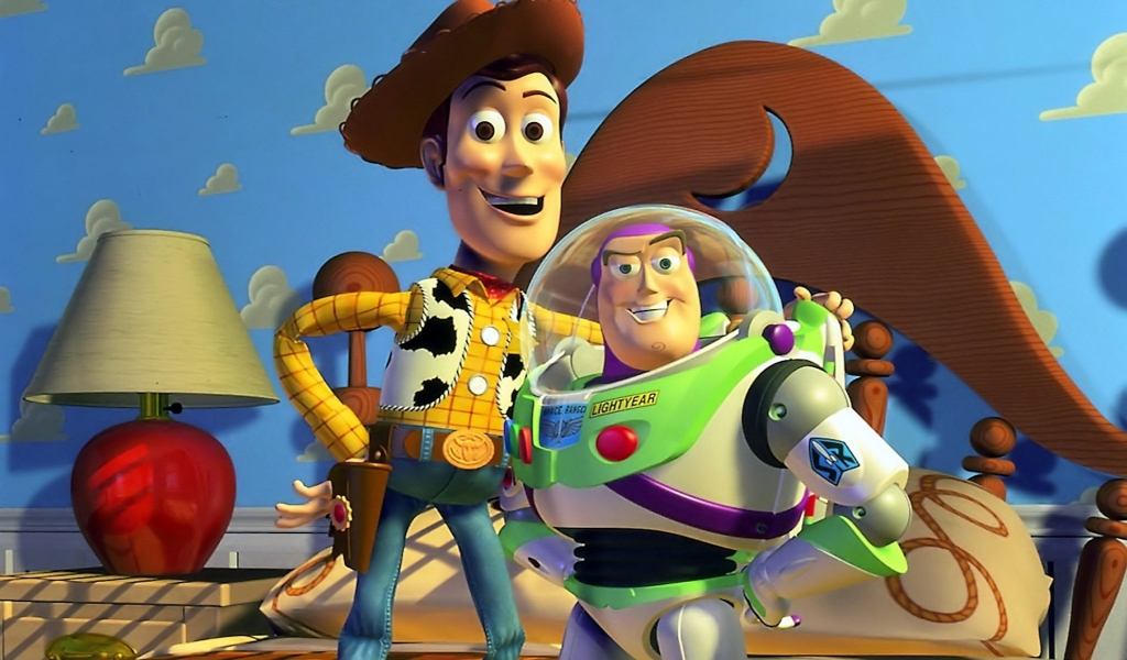 Toy Story Characters for 1024 x 600 widescreen resolution