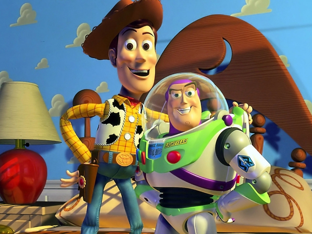 Toy Story Characters for 1024 x 768 resolution