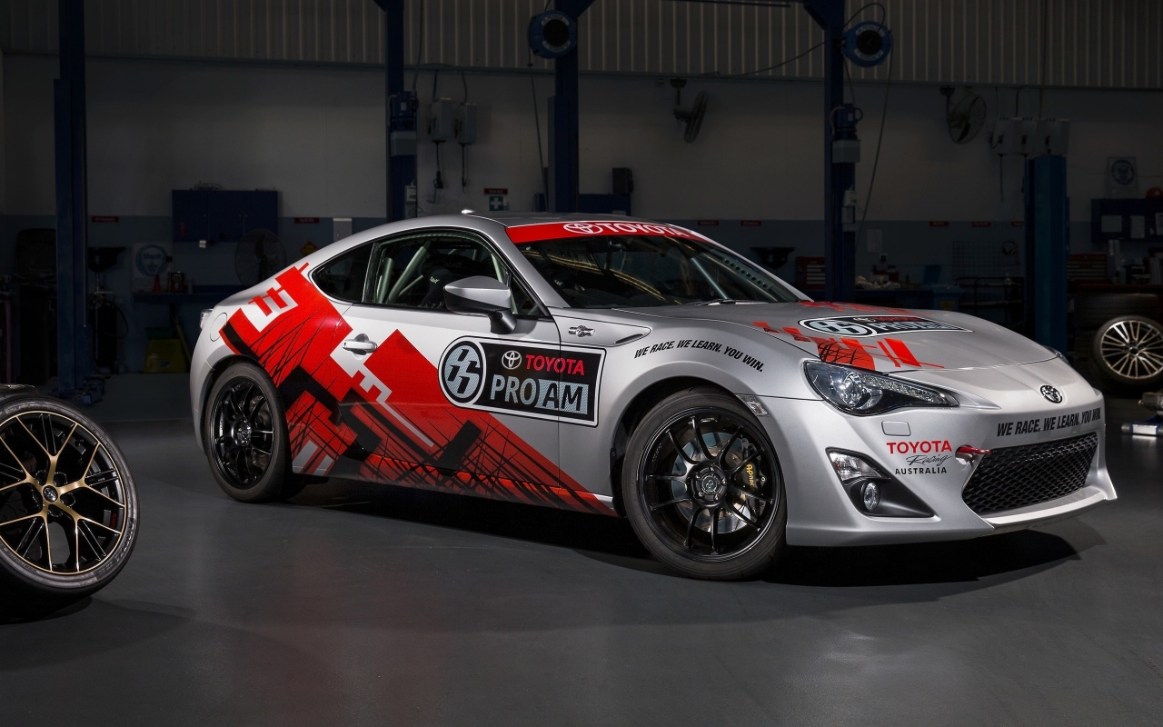 Toyota 86 Pro Am for 1280 x 800 widescreen resolution