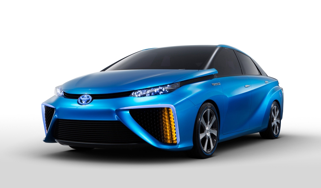 Toyota FCV Concept Car for 1024 x 600 widescreen resolution