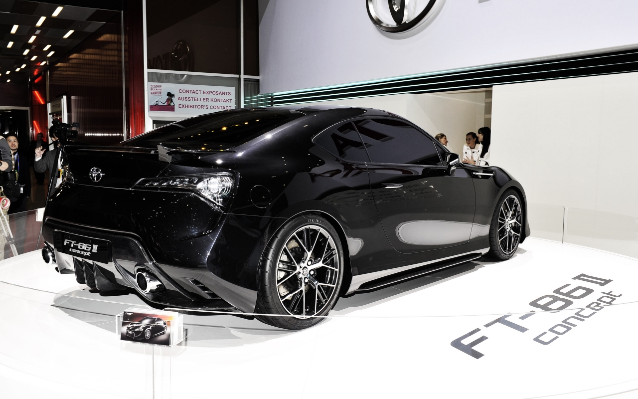 Toyota FT-86 II Rear for 1280 x 800 widescreen resolution