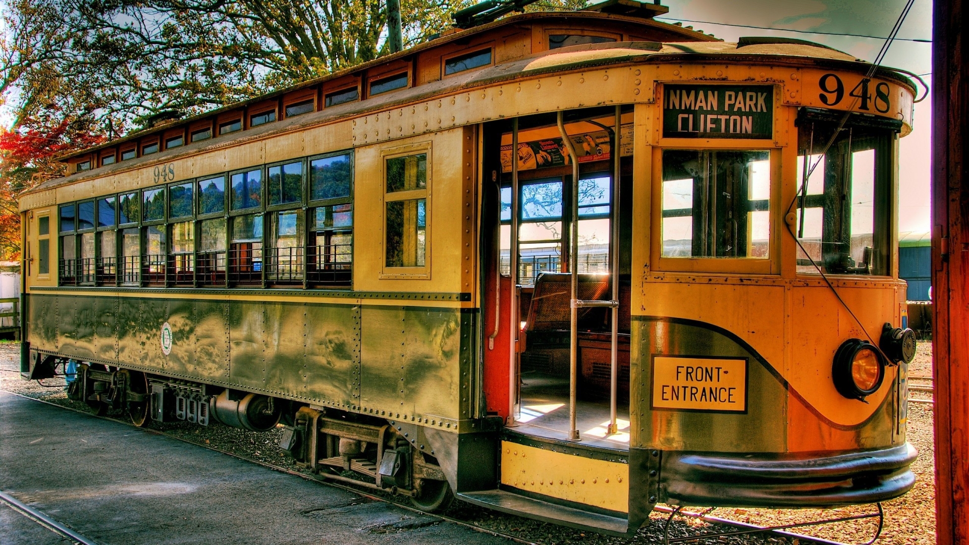 Tram old for 1920 x 1080 HDTV 1080p resolution