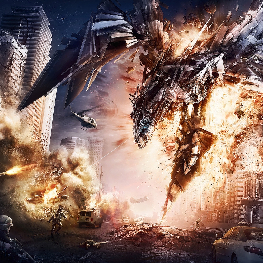 Transformers 4 Concept Art for 1024 x 1024 iPad resolution