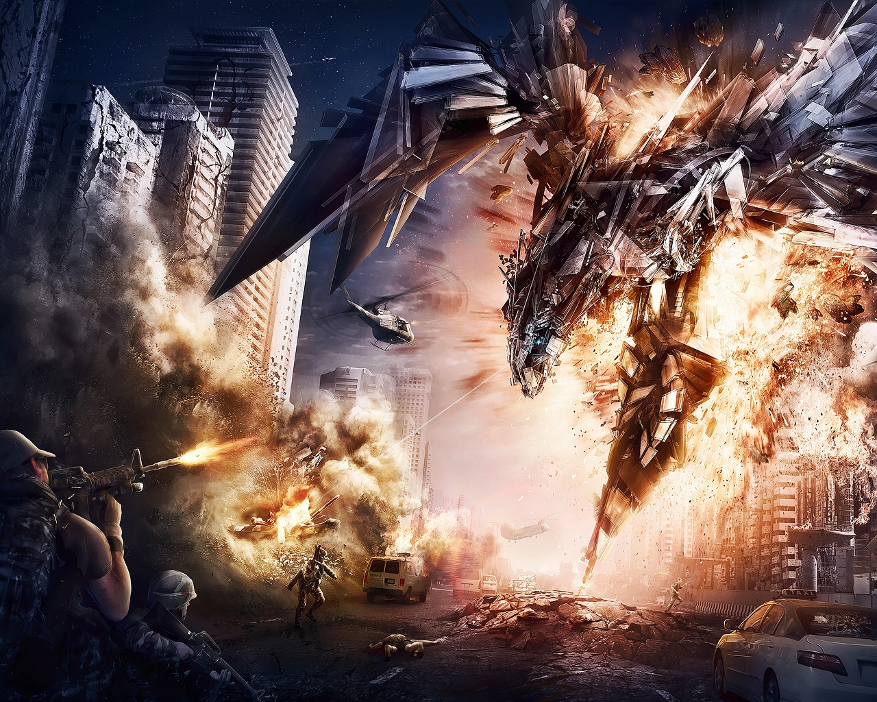 Transformers 4 Concept Art for 1280 x 1024 resolution