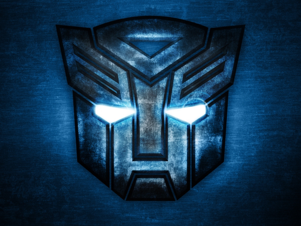 Transformers Blue Logo for 1024 x 768 resolution